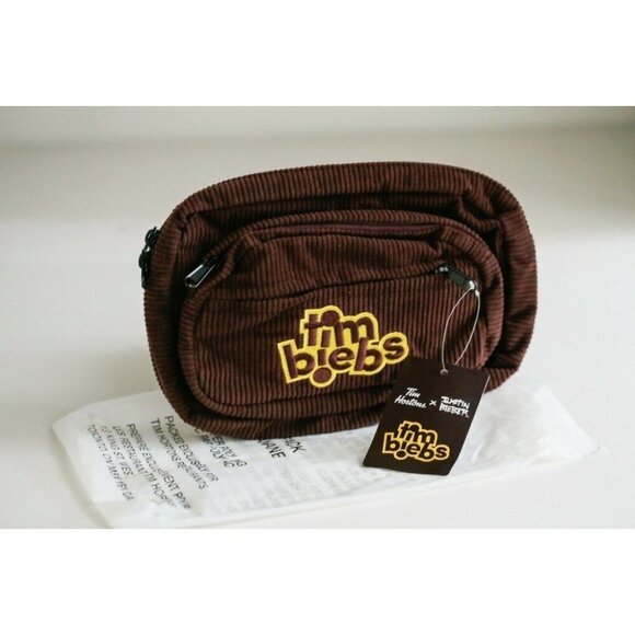 Brand New Tim  Biebes Tim Hortons Promotional Corduroy Waist Fanny Bag - Picture 4 of 8